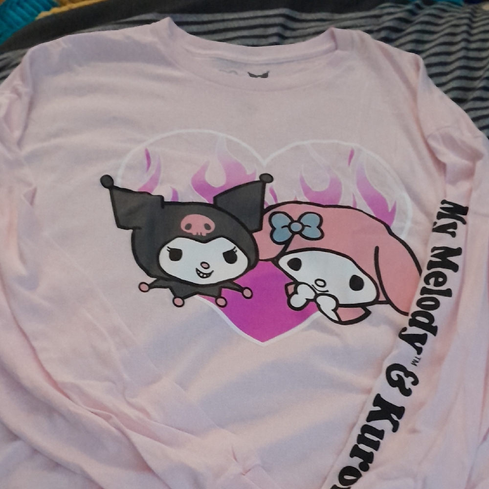 NWOT BIOWORLD Sanrio My Melody & Kuromi Long Sleeve Shirt - 2XL